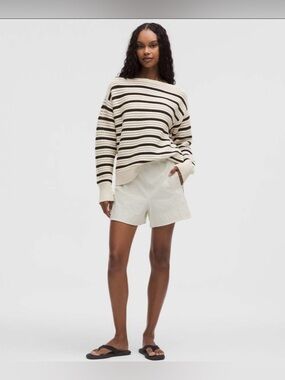 Lululemon Cotton Crochet Pullover